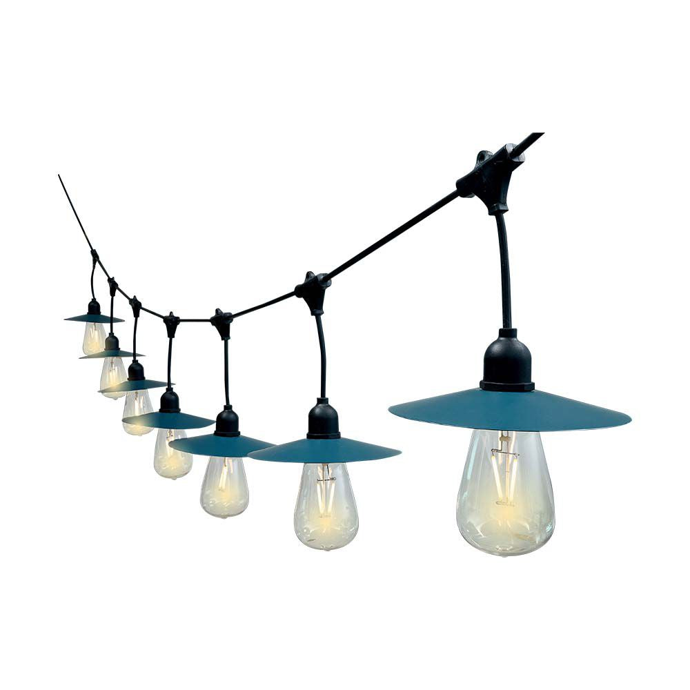 3W Solarna Girlanda LED / Długość: 15mb / Ilość żarówek: 15 / Barwa:3000K