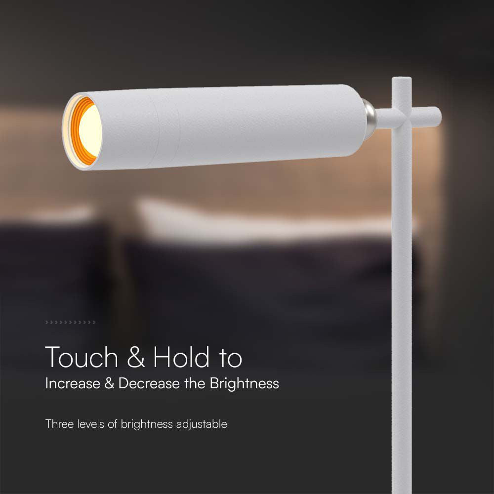 3W Magnetyczna Lampa Biurkowa LED / Barwa: 4000K / Obudowa: Biała
