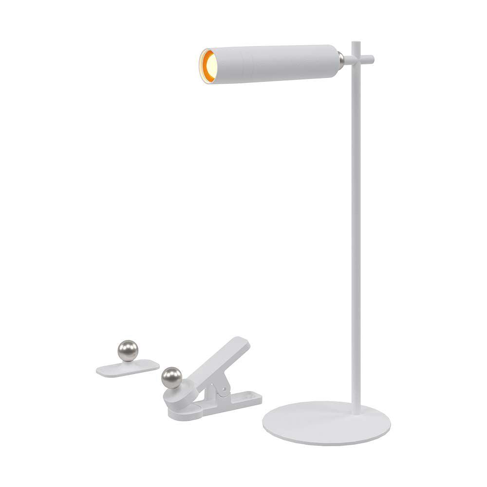 3W Magnetyczna Lampa Biurkowa LED / Barwa: 4000K / Obudowa: Biała