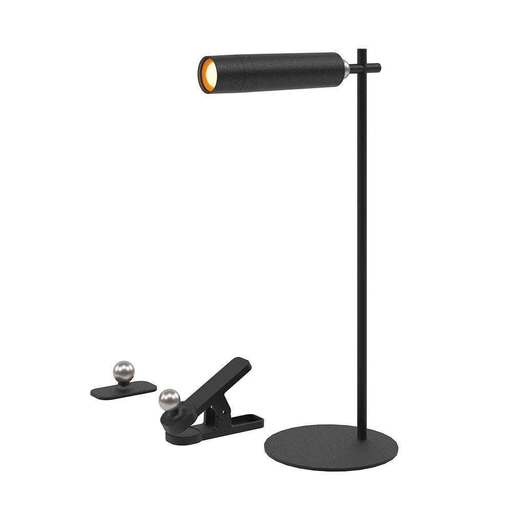 3W Magnetyczna Lampa Biurkowa LED / Barwa: 4000K / Obudowa: Czarna