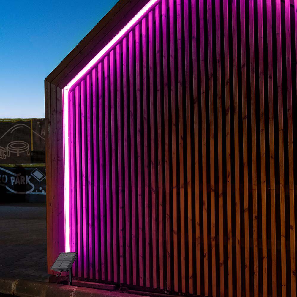 1.2W Taśma LED z panelem solarnym / Barwa: RGB / IP67