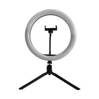 10W Lampa pierścieniowa LED ze statywem stołowym / Barwa: 3200K-5500K