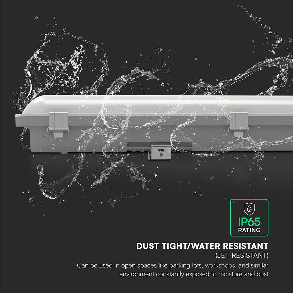 30W/40W/50W Lampa zintegrowana / Długość: 150cm / Chip Samsung / Barwa: 3w1 / Skuteczność: 135lm/W / IK10