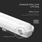 30W/40W/50W Lampa zintegrowana z czujnikiem / Długość: 150cm / Chip Samsung / Barwa: 3w1 / Skuteczność: 135lm/W / IK10