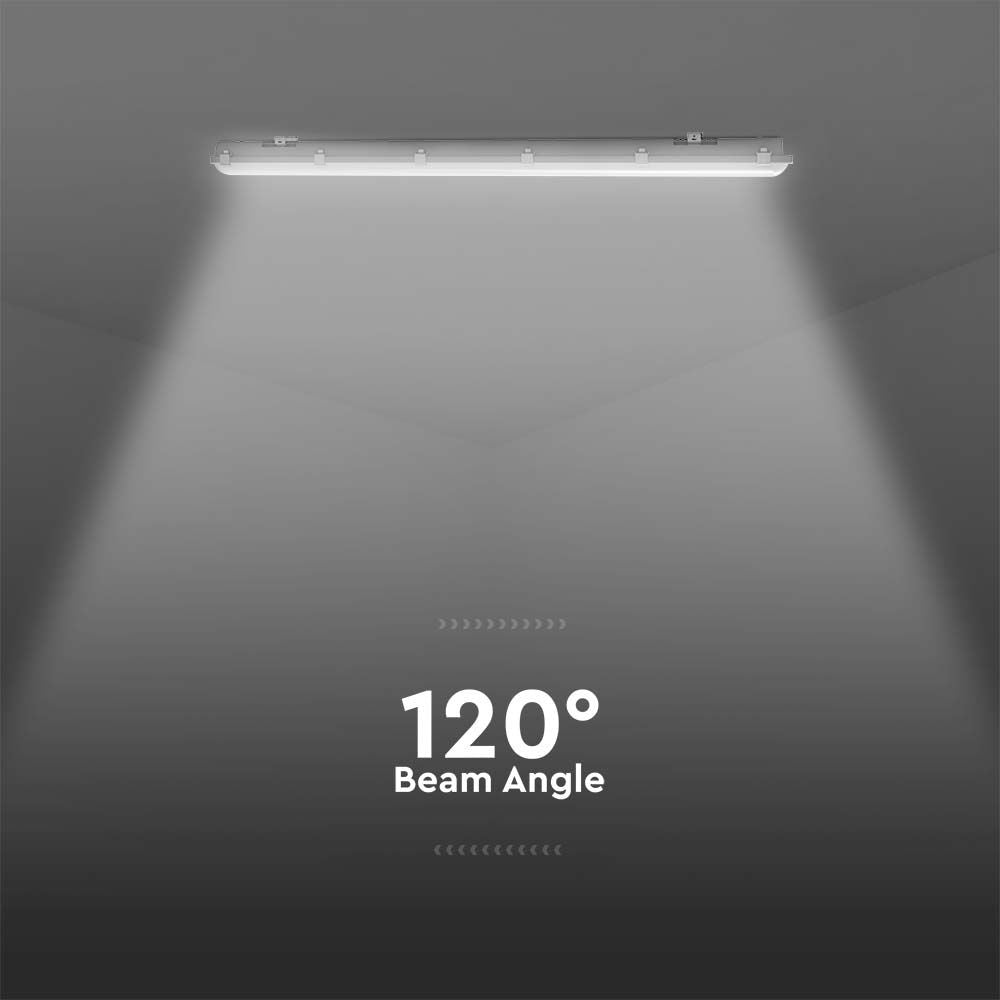 40W/50W/60W Lampa zintegrowana / Długość: 180cm / Chip Samsung / Barwa: 3w1 / Skuteczność: 135lm/W / IK10