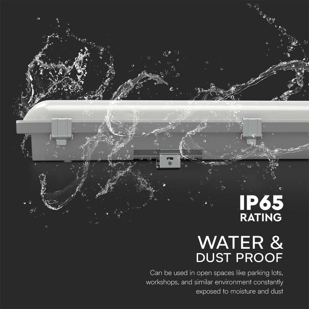 40W/50W/60W Lampa zintegrowana z czujnikiem / Długość: 180cm / Chip Samsung / Barwa: 3w1 / Skuteczność: 135lm/W / IK10