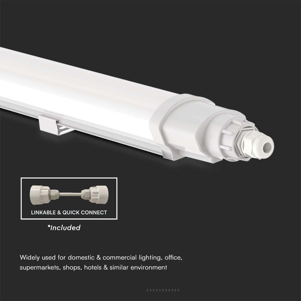 36W Oprawa hermetyczna LED Seria-L / 120cm / Barwa:6500K / Skuteczność 110lm/W