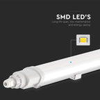 48W Oprawa hermetyczna LED Seria-L / 150cm / Barwa:6500K / Skuteczność 110lm/W