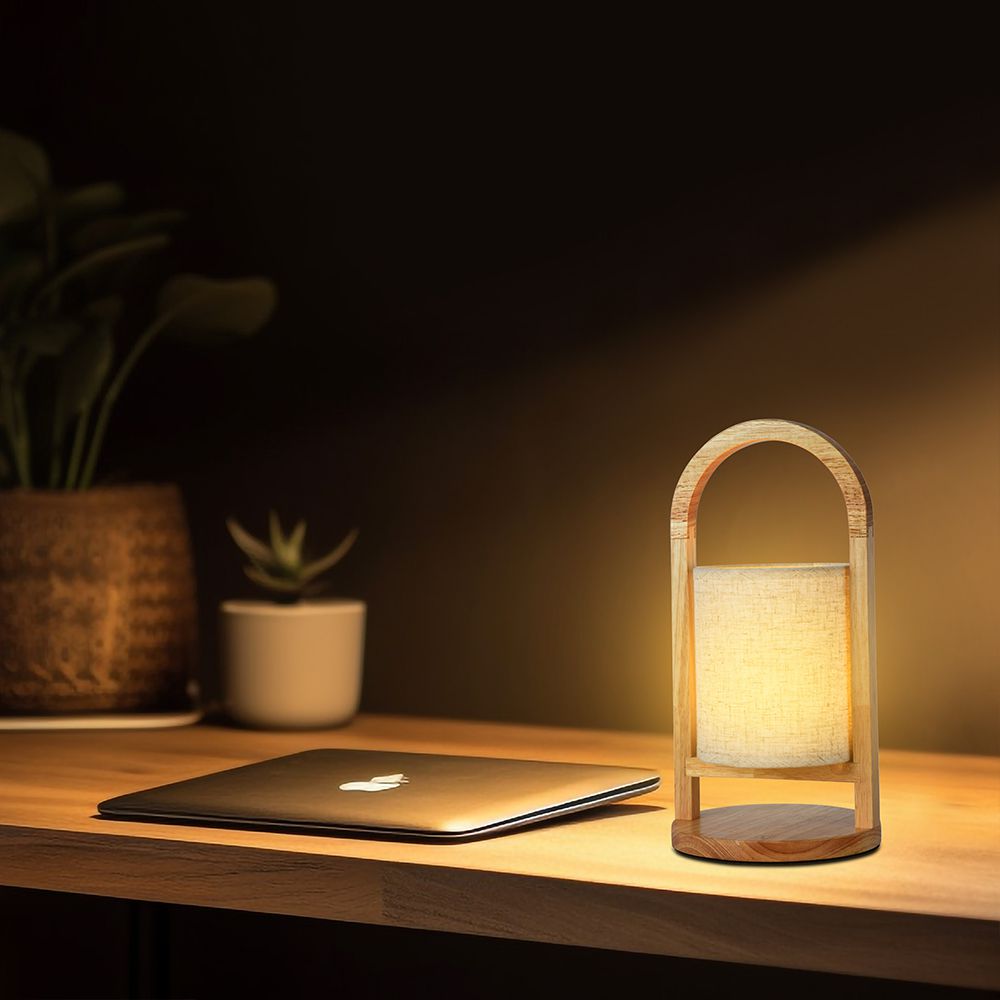 1.5W Lampka biurkowa LED / Barwa: 3000K / Obudowa: Drewno