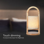 1.5W Lampka biurkowa LED / Barwa: 3000K / Obudowa: Drewno