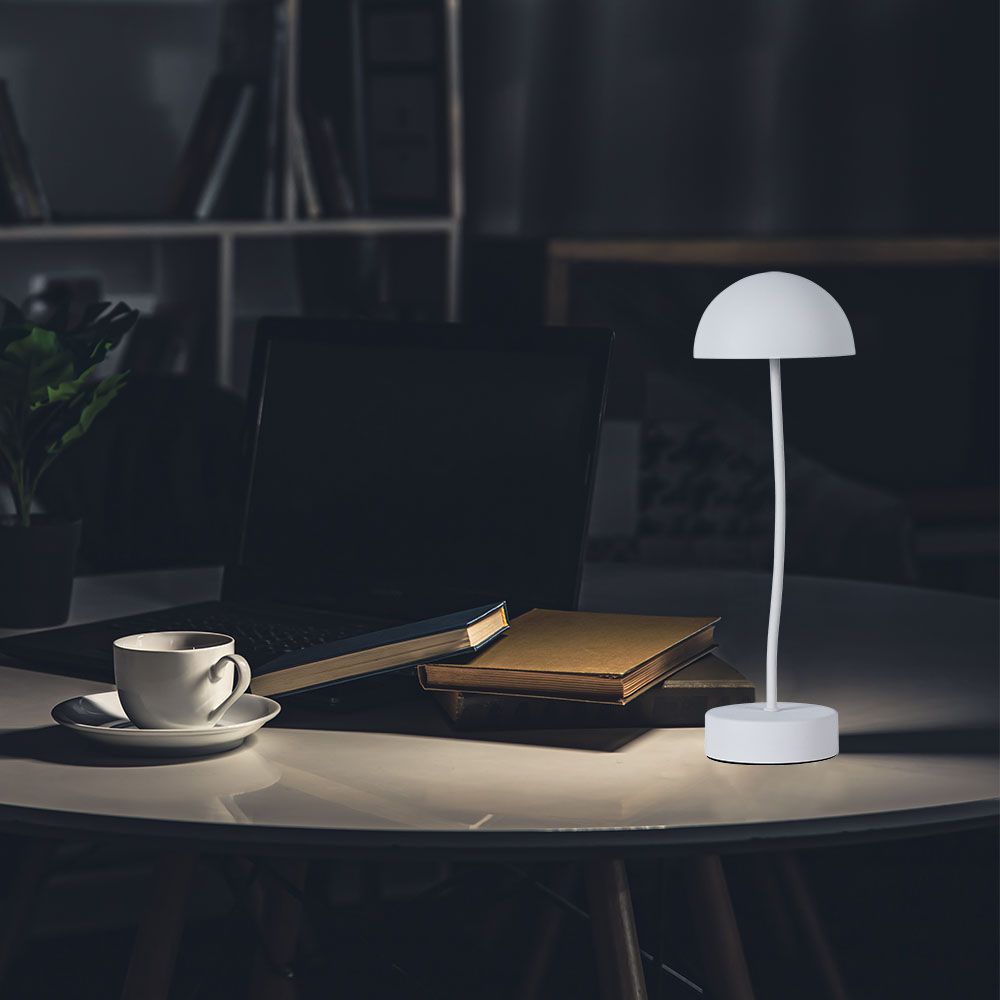 3W Lampka biurkowa LED / Barwa: 3000K / Obudowa: Biała