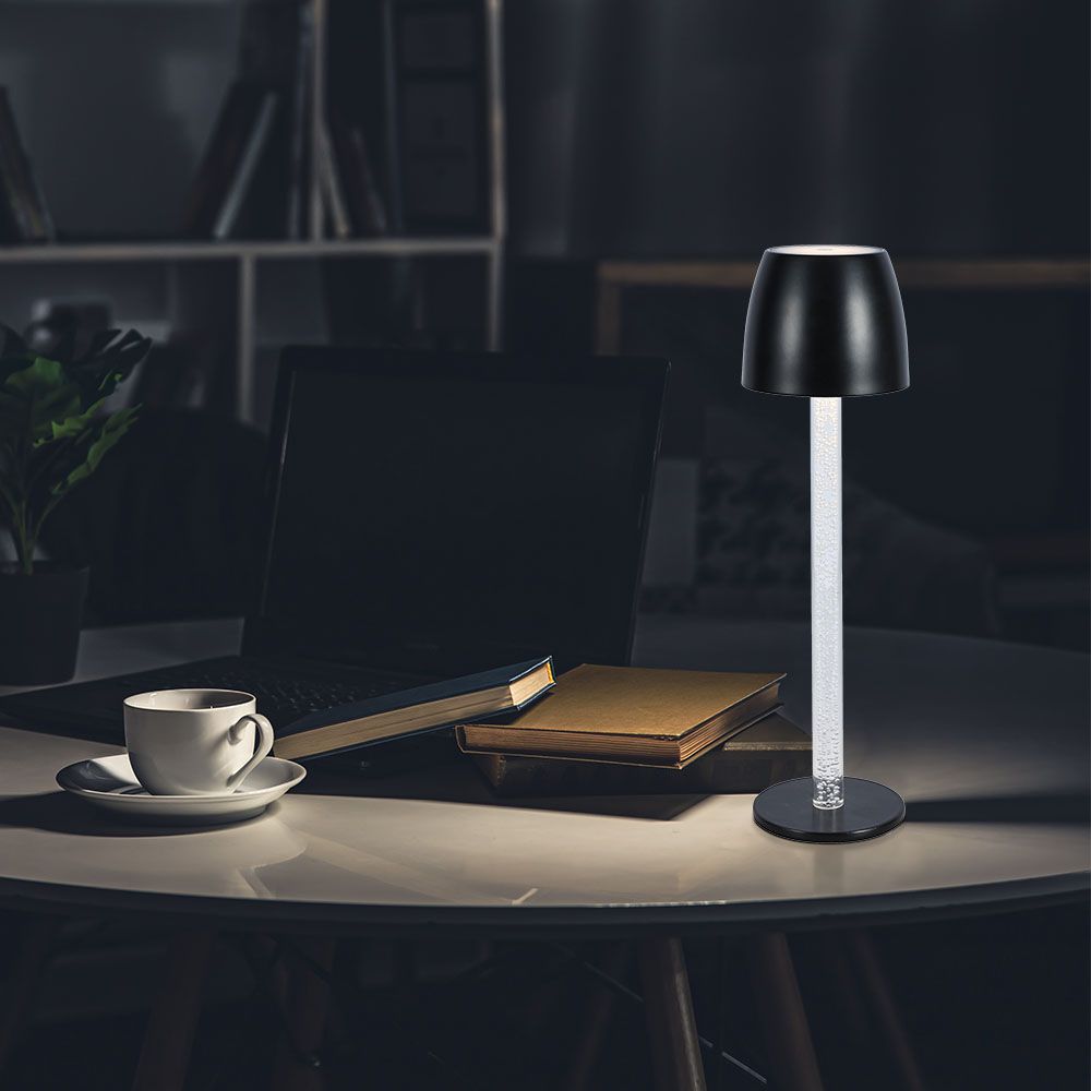 3W Lampka biurkowa LED / Barwa: 3000K / Obudowa: Transparentna