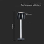 3W Lampka biurkowa LED / Barwa: 3000K / Obudowa: Transparentna