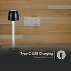 3W Lampka biurkowa LED / Barwa: 3000K / Obudowa: Transparentna