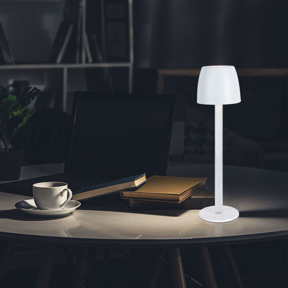 3W Lampka biurkowa LED / Barwa: 3000K / Obudowa: Biała