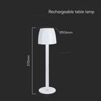 3W Lampka biurkowa LED / Barwa: 3000K / Obudowa: Biała