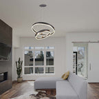 50W Sufitowa lampa LED / Barwa: 3000K / Obudowa: Brązowy