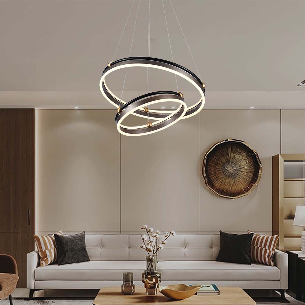 50W Sufitowa lampa LED / Barwa: 3000K / Obudowa: Brązowy