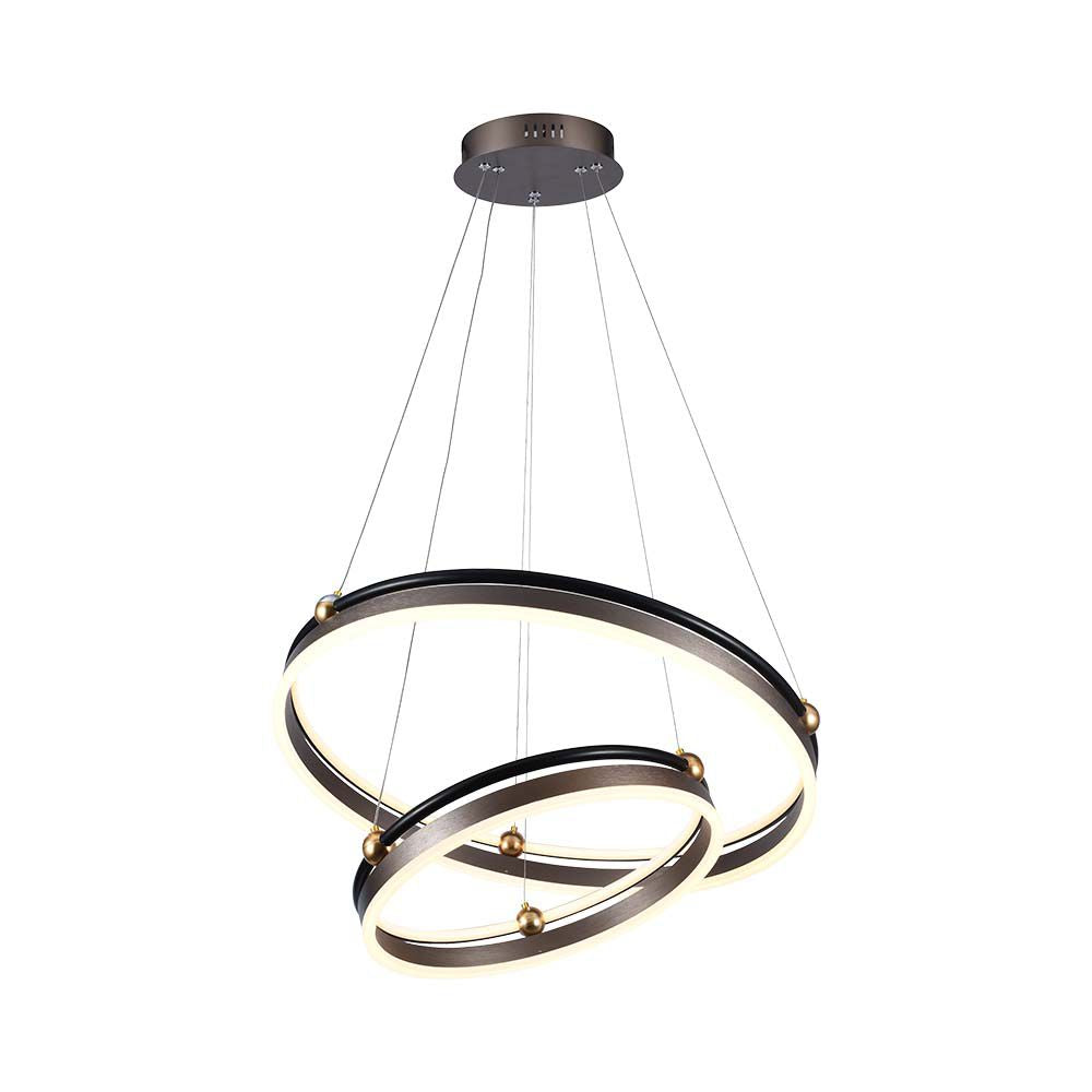 50W Sufitowa lampa LED / Barwa: 3000K / Obudowa: Brązowy