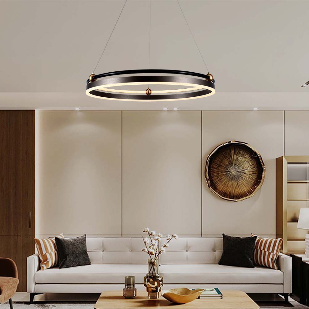 30W Sufitowa lampa LED / Barwa: 3000K / Obudowa: Brązowy