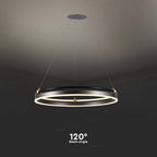 30W Sufitowa lampa LED / Barwa: 3000K / Obudowa: Brązowy