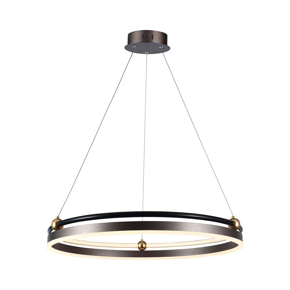 30W Sufitowa lampa LED / Barwa: 3000K / Obudowa: Brązowy