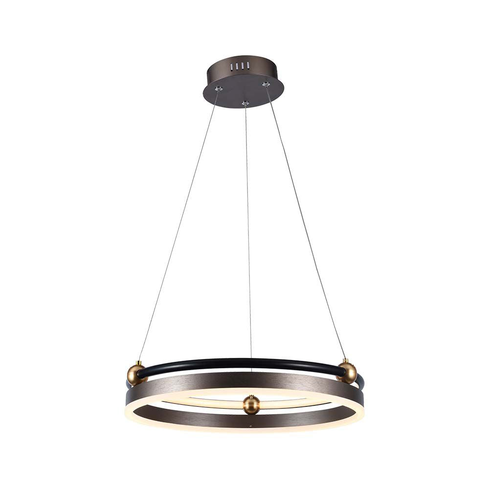 20W Sufitowa lampa LED / Barwa: 3000K / Obudowa: Brązowy