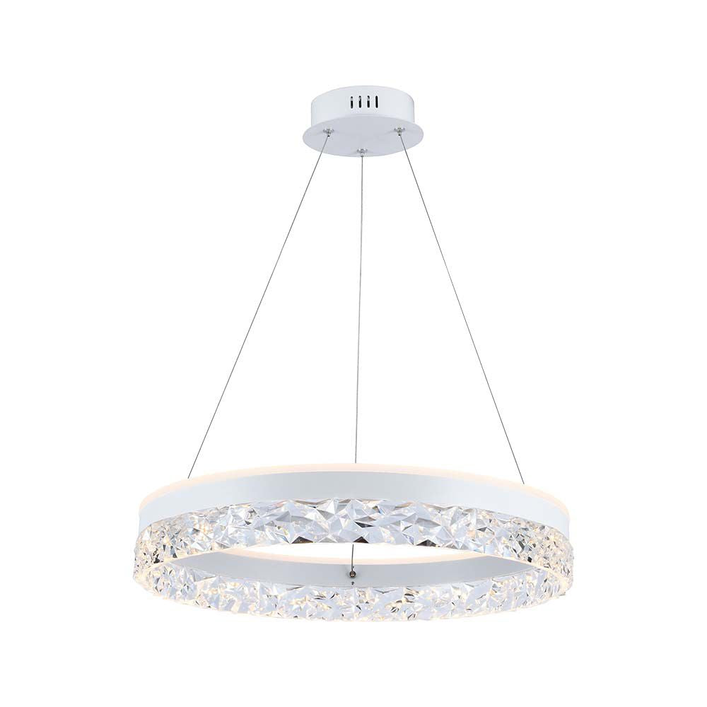 25W Sufitowa lampa LED / Barwa: 3000K / Obudowa: Biała