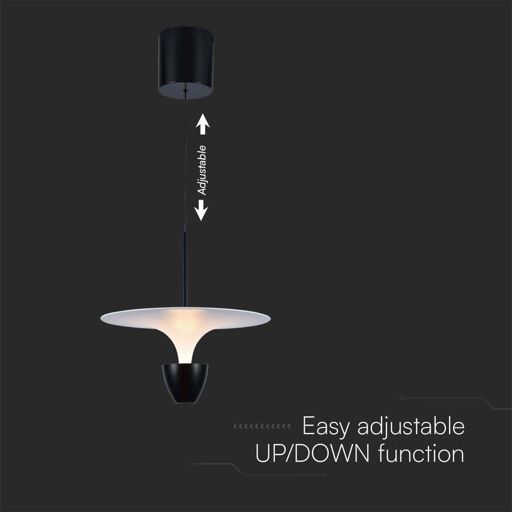 9W Sufitowa lampa LED / Wymiary:300x3200x1000mm / Barwa: 3000K / Obudowa: Biała i Czarna