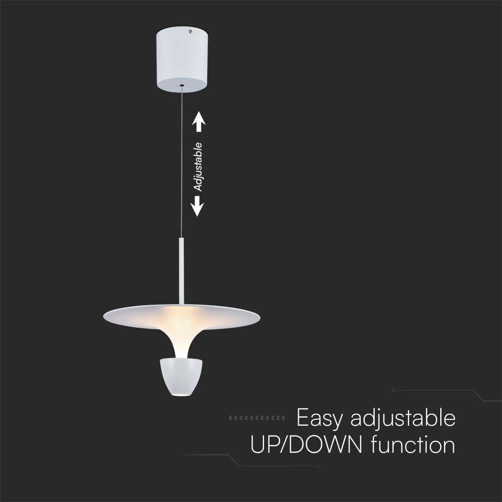 9W Sufitowa lampa LED / Wymiary:300x3200x1000mm / Barwa: 3000K / Obudowa: Biała