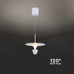 9W Sufitowa lampa LED / Wymiary:300x3200x1000mm / Barwa: 3000K / Obudowa: Biała