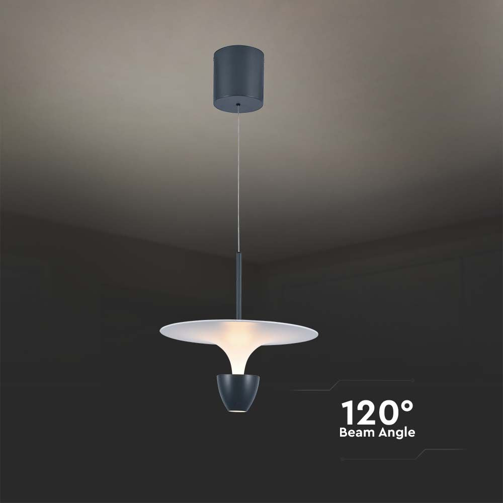 9W Sufitowa lampa LED / Wymiary:300x3200x1000mm / Barwa: 3000K / Obudowa: Biała i Szara