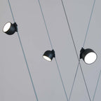 12W Lampa LED na elastyczny szynoprzewód MAGNETIC / Barwa: 3000K / Obudowa: Czarna