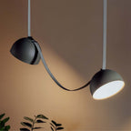 20W Lampa LED na elastyczny szynoprzewód MAGNETIC / Barwa: 3000K / Obudowa: Czarna