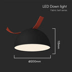 20W Lampa LED na elastyczny szynoprzewód MAGNETIC / Barwa: 3000K / Obudowa: Czarna
