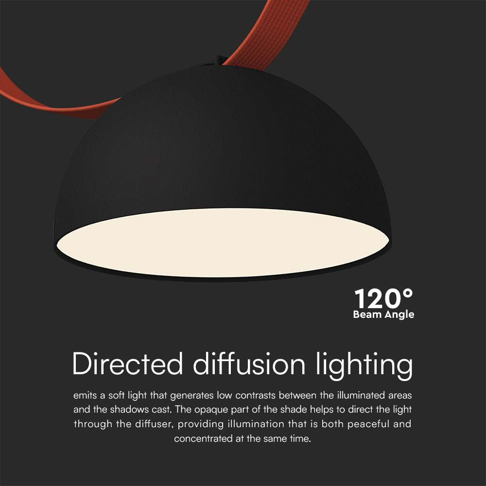20W Lampa LED na elastyczny szynoprzewód MAGNETIC / Barwa: 3000K / Obudowa: Czarna