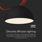 20W Lampa LED na elastyczny szynoprzewód MAGNETIC / Barwa: 3000K / Obudowa: Czarna
