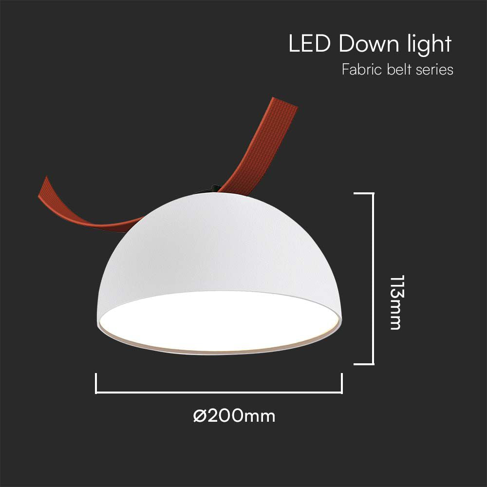 20W Lampa LED na elastyczny szynoprzewód MAGNETIC / Barwa: 3000K / Obudowa: Biała