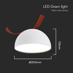 20W Lampa LED na elastyczny szynoprzewód MAGNETIC / Barwa: 3000K / Obudowa: Biała