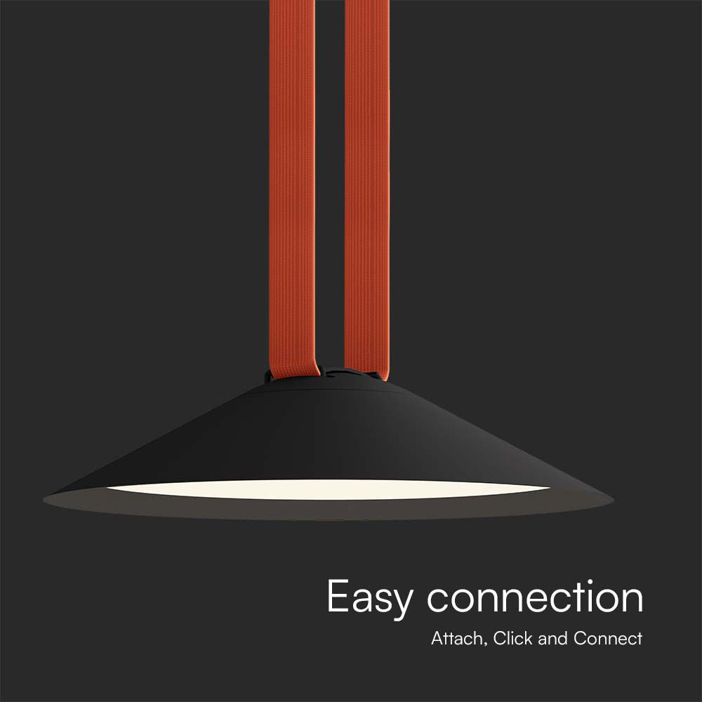 20W Lampa LED na elastyczny szynoprzewód MAGNETIC / Barwa: 3000K / Obudowa: Czarna
