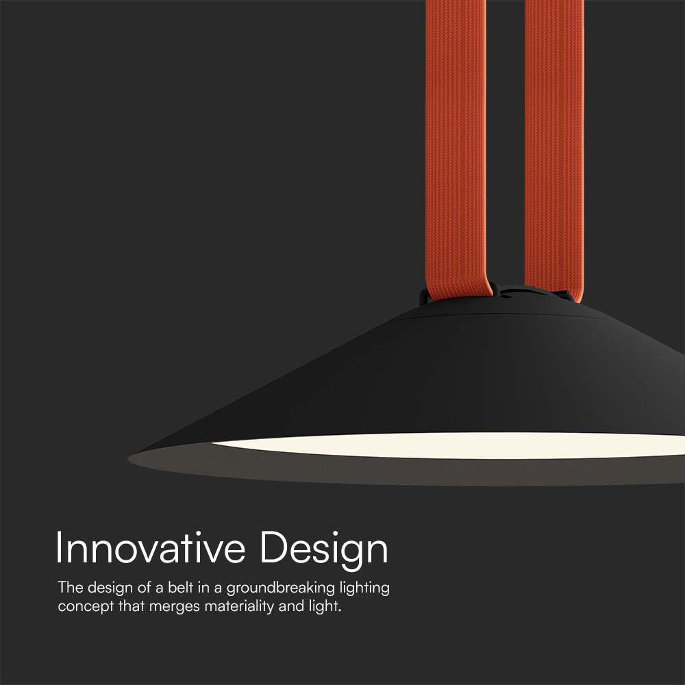 20W Lampa LED na elastyczny szynoprzewód MAGNETIC / Barwa: 3000K / Obudowa: Czarna