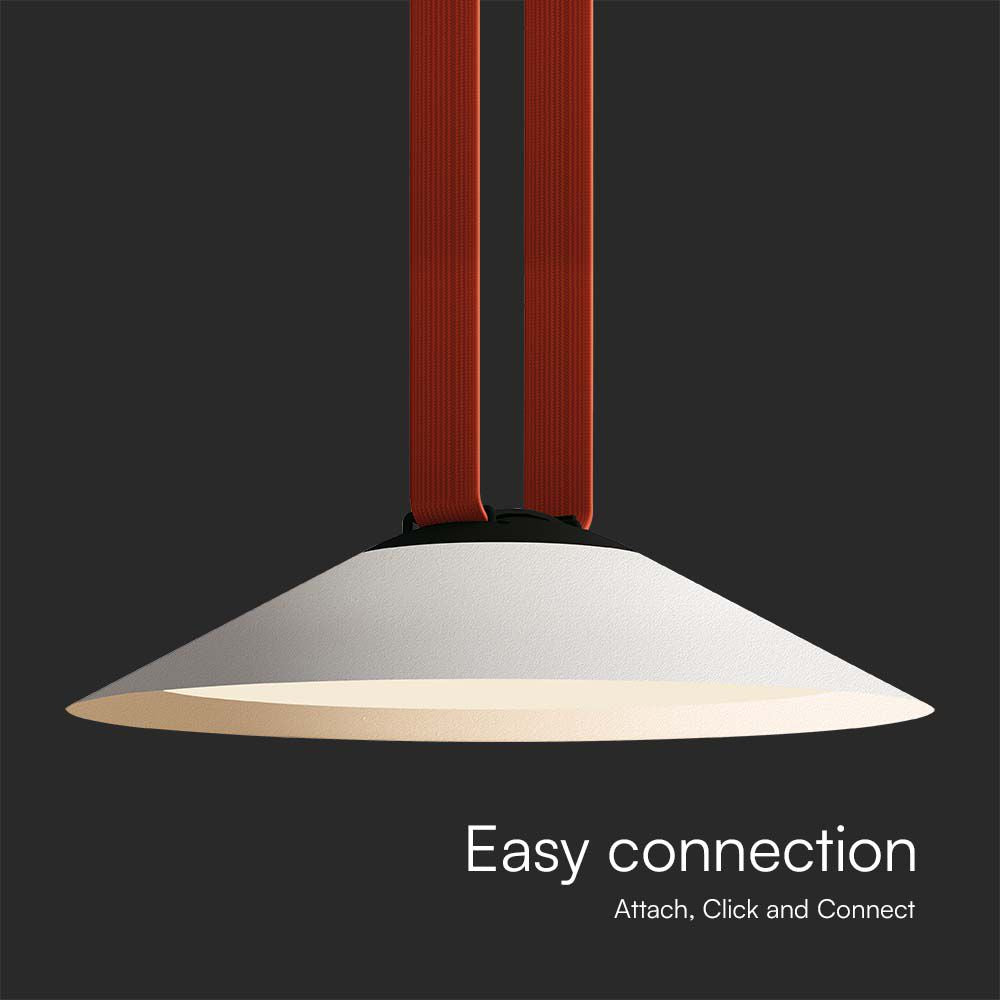 20W Lampa LED na elastyczny szynoprzewód MAGNETIC / Barwa: 3000K / Obudowa: Biała