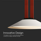 20W Lampa LED na elastyczny szynoprzewód MAGNETIC / Barwa: 3000K / Obudowa: Biała