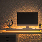 10W Taśma LED COB / Barwa: AMBER / IP67 24V