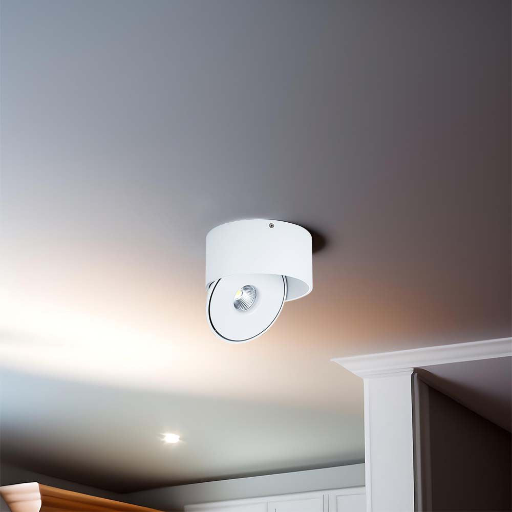 20W Oprawa COB Downlight LED / Barwa: 3w1 / Obudowa: Biała