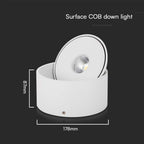 28W Oprawa COB Downlight LED / Barwa: 3w1 / Obudowa: Biała