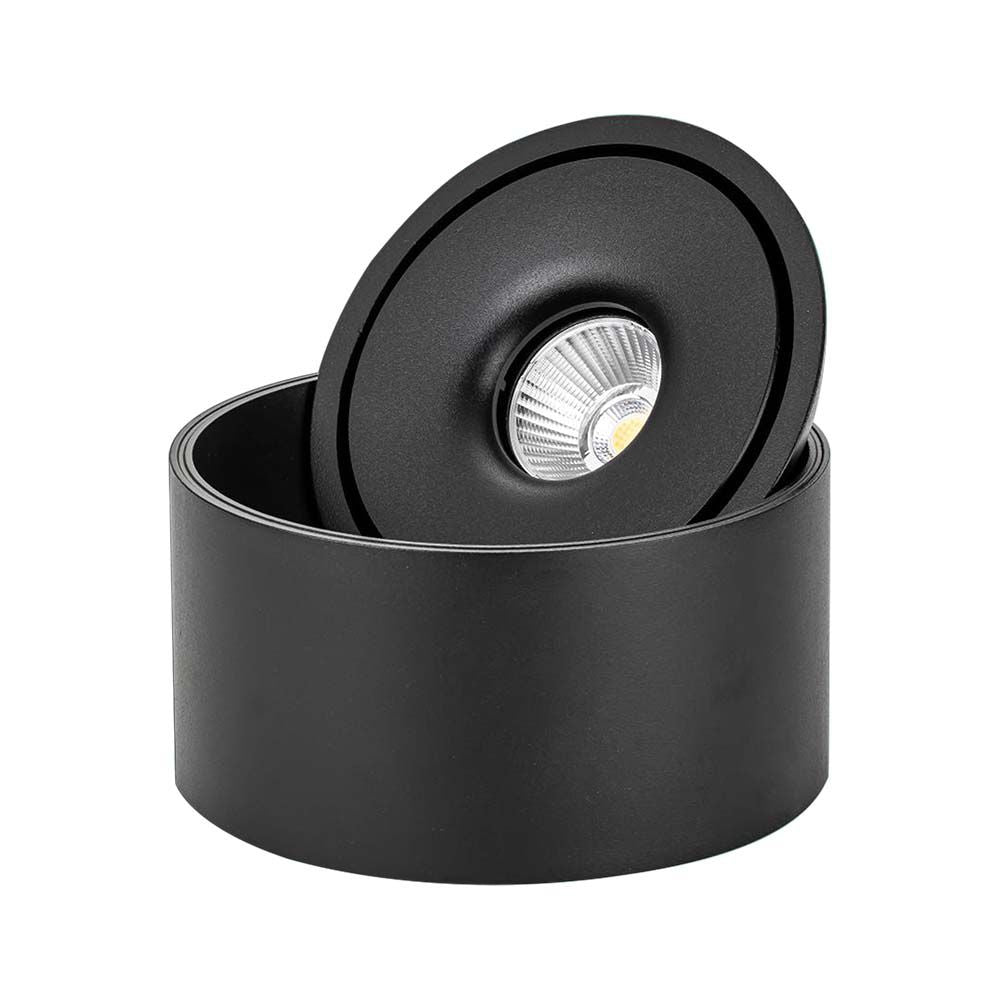 28W Oprawa COB Downlight LED / Barwa: 3w1 / Obudowa: Czarna
