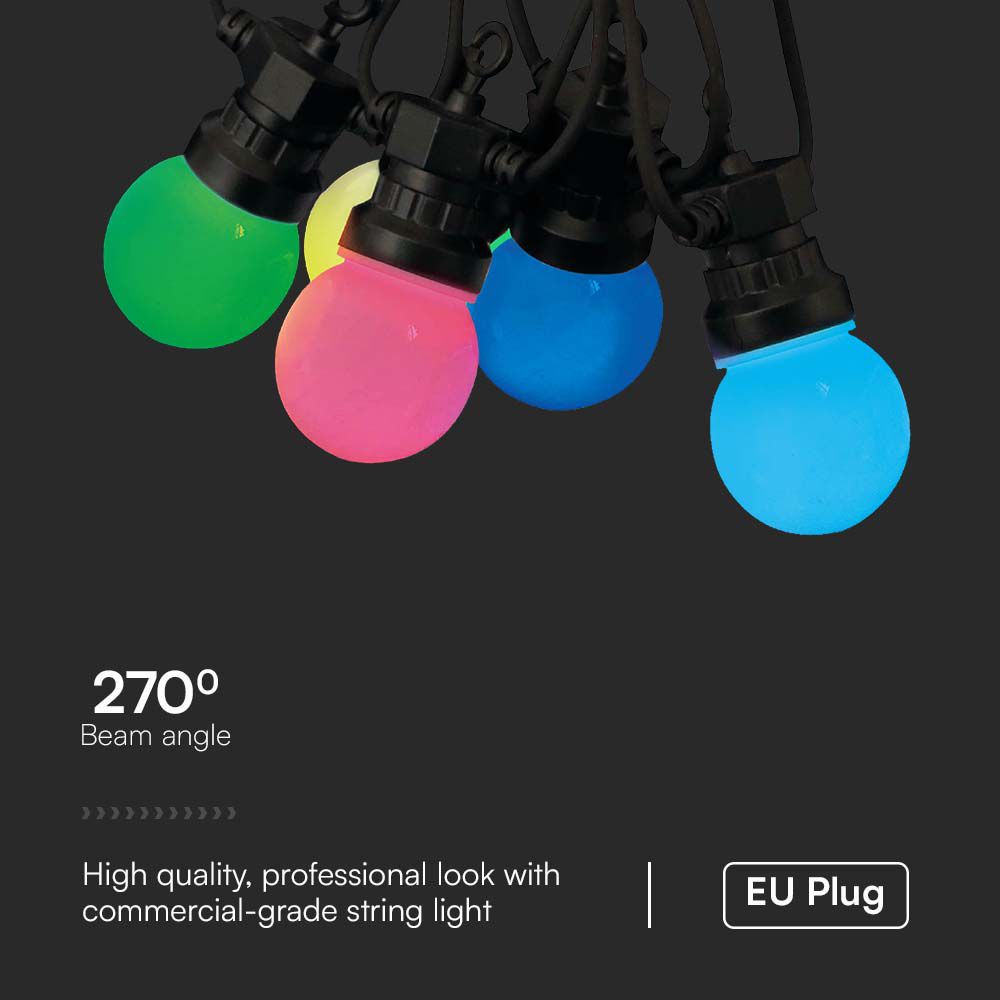 7.5W Taśma LED z pilotem / Wtyczka: EU / Barwa: RGB