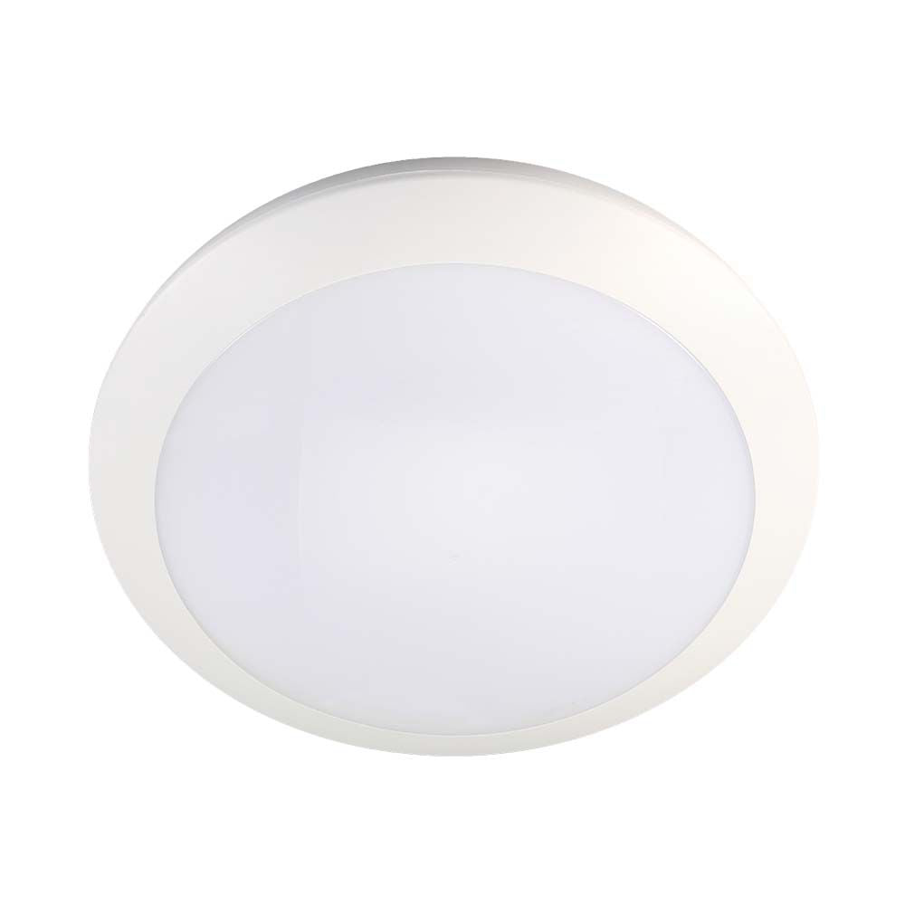 20W Lampa LED z czujnikiem mikrofalowym / Ściemniana / Barwa: 3w1 / IK10 / IP66
