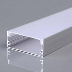 Profil Aluminiowy do paska LED na powierzchniowy / 2000x50x20mm / Klosz: Mleczny / Kolor: Aluminium